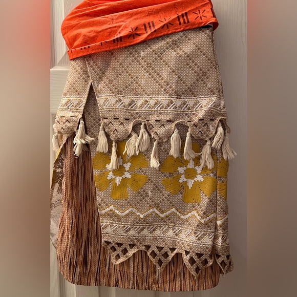 DISNEY STORE Authentic Girl’s Moana Costume Size 7/8 - Picture 6 of 13